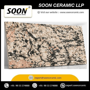 Próximamente: Gran Losa de Mármol de Calcita Cerámica Pulida en Oro Rosa con Vetas Negras, Blancas y Verdes, Ecológica, Diseño 3D Moderno para Sala de Estar - Product Image 3