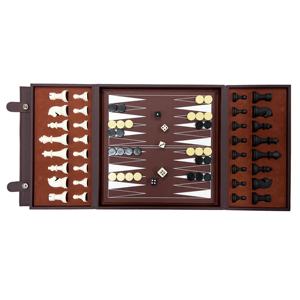 2026 Leather Foldable Backgammon Set-Luxurious Customized <b>Gift</b> <b>for</b> Weddings Parties & Outdoor Use - Product Image 6