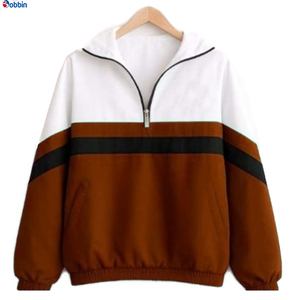 Chaqueta Cortavientos de Alta Calidad para Mujer, Estilo Racer, Verde y Blanco, Bloques de Color, Manga Larga, Cremallera, Capucha, Reversible, Ecológica, de Seda - Product Image 5