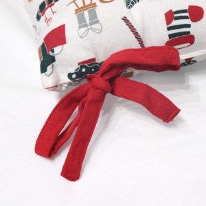 Coussin lombaire matelassé en coton 100% nouvelle collection, motif imprimé de Noël, coussin de siège doux de qualité supérieure, coussin de chaise de Noël - Product Image 3