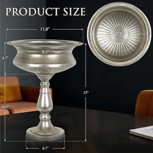 Vase à fleurs élégant en aluminium pour marque privée – Décoration d'intérieur stylée, légère et durable, idéal comme centre de table - Product Image 2