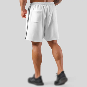 กางเกงขาสั้นจ็อกเกอร์พรีเมียม มีแถบข้างและกระเป๋า ผ้าฝ้ายสั่งทำพิเศษ สำหรับออกกำลังกาย วิ่ง เล่นบาสเก็ตบอล ผู้ชาย สวมใส่สบายๆ - Product Image 3