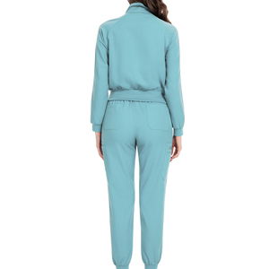 ชุดยูนิฟอร์มแพทย์ ชุดพยาบาลโรงพยาบาล ชุดสครับพร้อมปักโลโก้ ขายส่ง ชุดสครับแพทย์ Shaghaf Sports Wear Impex Sc2 โพลีเอสเตอร์ 100% - Product Image 2