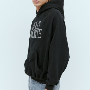 Sweat à capuche zippé en molleton 100% coton mélangé, avec logo personnalisé, épais, style streetwear, broderie et impression transfert strass pour l'hiver - Product Image 3