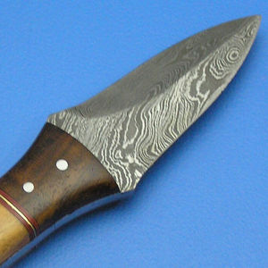 Cuchillo para Abrir Ostras de Acero de Damasco, Cuchillo de Cocina Personalizado al por Mayor con Mango de Madera y Funda - Product Image 5