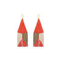 Pendientes de borlas con flecos de cuentas de vidrio finas Miyuki, cuentas japonesas importadas estilo bohemio, cuentas de arroz, regalo de moda