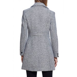 Autumn Winter Women's <b>Plus</b> <b>Size</b> Long <b>Trench</b> <b>Coat</b> Thick Double Breasted Knee Length Tweed Luxury Fashion Warm Outerwear - Product Image 2