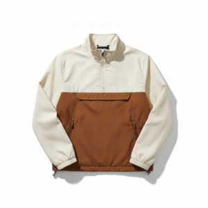 Chaqueta Anorak Personalizada para Hombre, con Botones, Impermeable, Color Sólido, con Capucha, Estilo Casual para Exteriores, Cortavientos - Product Image 1