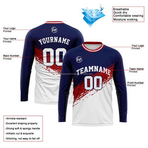 T-shirts personnalisés en gros, vêtements à manches longues personnalisés, impression par sublimation, livraison rapide, prix bas - Product Image 2