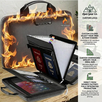 Étui rigide en EVA personnalisé en usine, étui ignifuge pour documents, sac ignifuge pour documents isolé thermiquement avec serrure