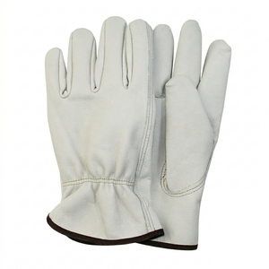 Gants de sécurité industriels certifiés CE en gros, taille XL, en cuir de chèvre, pour le travail et la construction, livraison rapide en Europe, certifiés EN388 - Product Image 1