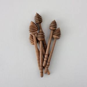 Handmade Wooden Honey Dipper Spoon <b>For</b> Organic Honey <b>Jar</b> Drizzling Kitchen Dining Table Serving Supplies - Product Image 4