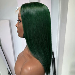 Lots de cheveux verts pour la confection de perruques avec closure, qualité Super Double Drawn, cheveux vietnamiens de haute qualité, très demandés, cheveux humains - Product Image 1