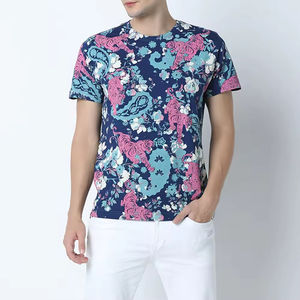 Camisetas Sublimadas con Diseño Personalizado para Hombre, Corte Regular, Tejido de Poliéster/Algodón, Manga Corta, 300g, Secado Rápido, Transpirable - Product Image 4