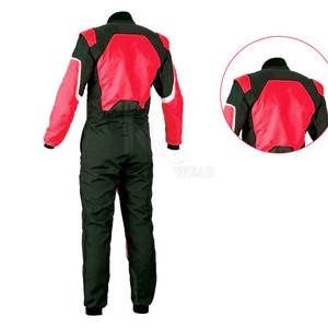 Combinaison de course automobile de qualité supérieure pour hommes, manches longues, polyester/nylon, respirante, légère, pour karting et utilisation sur piste - Product Image 5