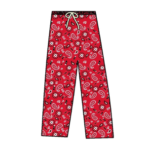 Pantalon de survêtement décontracté en coton tricoté respirant à séchage rapide pour tout-petits garçons, en molleton bouclette, personnalisable en gros - Product Image 1