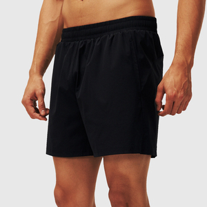 Shorts pour hommes à taille élastique, décontractés, respirants, légers, avec logo personnalisé sur le devant, fermeture à cordon, OEM ODM, vente en gros - Product Image 2