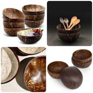 Premium Natural Coconut Bowl Eco Friendly Handmade Polished Durable Reusable <b>Kitchen</b> Serving Bowl Sustainable Dining Option - Product Image 5