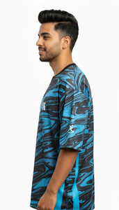 Camiseta Urbana Casual Oversize Sublimada para Hombre, Moda Urbana Popular - Product Image 5