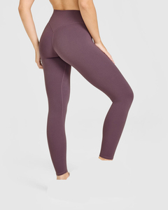 Nouveautés Leggings de yoga taille haute unis pour femmes, haute qualité, extensibles dans quatre directions, séchage rapide, en Spandex/Polyester, Ensembles de yoga - Product Image 1