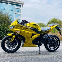 Haut de gamme 72V6R3 voiture de sport électrique moto haute vitesse 5000W course intelligente batterie au Lithium sous licence adulte vitesse maximale 80 km/h