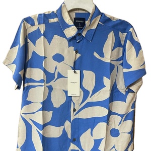 Prix de gros vêtements d'été décontractés à la mode numérique AOP impression boutonnée à manches courtes hommes plage Aloha hawaïen imprimé chemise - Product Image 1