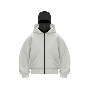 Sudadera con Capucha Personalizada de 350G para Hombre, Otoño, Doble Capucha, Secado Rápido, Color Sólido, Moda Urbana 2026 - Product Image 5