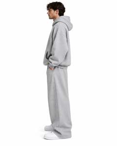 Conjunto de Sudadera con Capucha Oversize y Pantalones Anchos de Felpa 100% Algodón French Terry 300 GSM Antipelusas Invierno Servicio OEM Estampado Puff - Product Image 1
