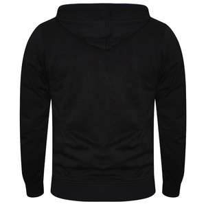 เสื้อฮู้ดกีฬาสำหรับผู้ชายเสื้อฮู้ดแบบถักกันหดสำหรับฤดูหนาวมีซิปปกเสื้อแบบปกติพิมพ์ลายโลโก้แบบเรียบ - Product Image 2