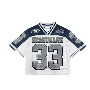 T-shirt personnalisé OEM en maille à séchage rapide, surdimensionné, imprimé, maillot de sport, t-shirt de football pour hommes - Product Image 5