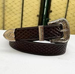 Beaded <b>Belts</b> With Hand <b>Tooled</b> Work Manufacturer For Men & Women Cowboy Western Full Grain Leather Designer Western Stylish <b>Belts</b> - Product Image 3