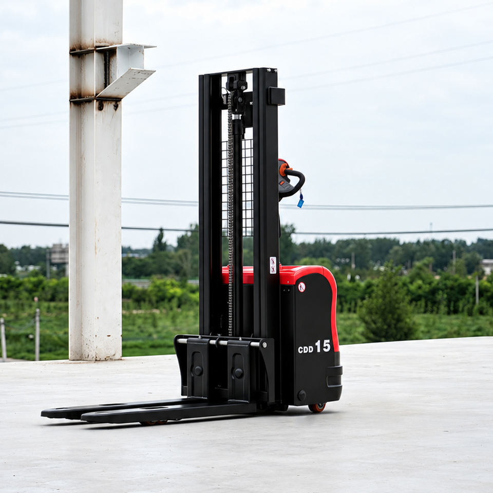 Electric Hydraulic Pallet Stacker 1.5T 3T 4m Lifting Height Electric ...