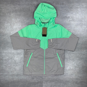 Technical Outdoor Breathable 2-Piece Color Blocked Lightweight Tracksuit Mesh Lining Zip-Up <b>Hoodie</b> <b>and</b> <b>Shorts</b> for <b>Men</b> - Product Image 3