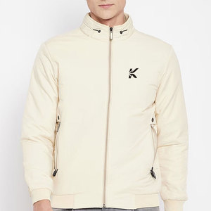 Veste bomber pour homme, col montant, logo sur le devant, service OEM, design tendance, fabrication au Pakistan, vente chaude, hiver, décontractée - Product Image 1