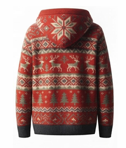 Sudadera con Capucha de Punto Grueso de Jersey 100% Algodón para Invierno, Ajuste Regular, Hombro Caído, Logotipo Personalizado Frontal, Unisex, Venta al por Mayor - Product Image 2