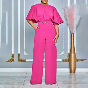 Conjunto de Dos Piezas de Diseño Moderno para Mujer, Ropa de Color Sólido con Mangas Farol, Conjunto de Dos Piezas para Hacer Ejercicio, Conjuntos de Dos Piezas para Mujer - Product Image 3