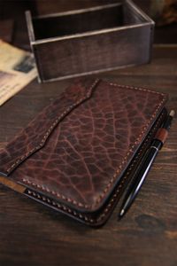 Rustic <b>Leather</b> Bound Notebook Writing Journal - Product Image 3