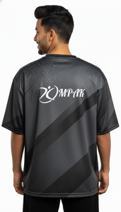 T-shirt de mode streetwear surdimensionné à sublimation pour homme, coupe décontractée - Product Image 4