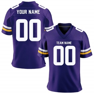 Camiseta de Fútbol Americano de Manga Corta, Transpirable, de Secado Rápido, 100% Poliéster, Precio al por Mayor - Product Image 2