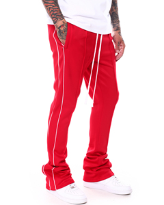 High Quality Men's Better Mood Casual <b>Stacked</b> Pants Patchwork Vintage Clothing Trousers Men Custom Flares Pants Streetwear - Product Image 1