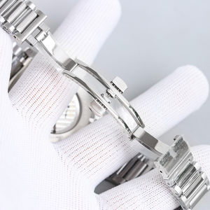 High Quality New Stainless Steel Luxury Wristwatch Polished Finish Sapphire Crystal Glass Open Back <b>Skeleton</b> Movement 3BAR - Product Image 6