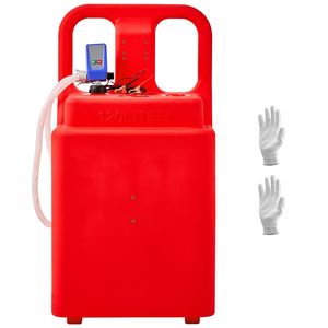 Bidón de Combustible Portátil de 32 Galones con Bomba Eléctrica de Transferencia de Combustible de 12V CC y 2.5 GPM, Manguera de Suministro de 4 pies y Función de Parada Automática - Product Image 1