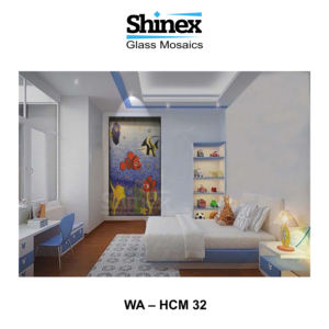กระเบื้องโมเสคตัดด้วยมือประกอบเอง ตกแต่งผนังด้วยกระจกสีแบบดั้งเดิม เป็นมิตรกับสิ่งแวดล้อม เหมาะสำหรับตกแต่งอพาร์ทเมนต์และวิลล่า - Product Image 1