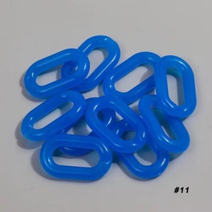 Chaîne de liaison en résine moderne pour intérieur, noire/vert clair/bleu ciel, chaîne de liaison en résine transparente - Product Image 4