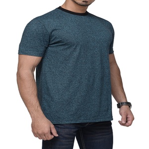 Camisetas de Punto Lisas Casuales para Hombre, CVC (60/40), 175 Gramos, Corte Regular, Manga Corta, Cuello Redondo, Transpirables, de Secado Rápido - Product Image 1