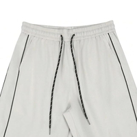 Pantalon cargo pour homme personnalisé, léger, en nylon respirant, taille élastique, coupe ample, style hip-hop, entraînement, couleur personnalisée, logo brodé