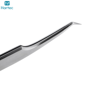 Top Trendy Eyelash Tweezers for Extensions Eyelashes Curved Pointed Fiber Tips Best Quality Product Eyelash Extension Tweezers - Product Image 6