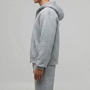 Stylish Oversize Men Zipper Tracksuit Modern Two Piece Sports Suit Luxury Oversize Men Zipper Tracksuit In Bulk Quantity - Product Image 4