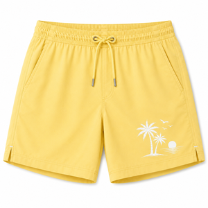 Shorts d'été personnalisés pour hommes, séchage rapide, légers, décontractés, pour la plage, avec cordon de serrage ajustable à la taille, pour les voyages - Product Image 2