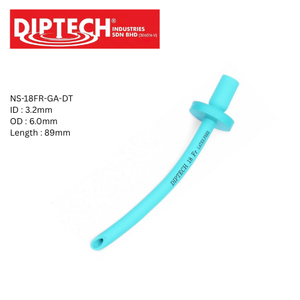 Canule nasopharyngée à bride réglable de qualité NS-18FR-GA-DT, stérile, jetable, pour ventilation d'urgence - Product Image 1